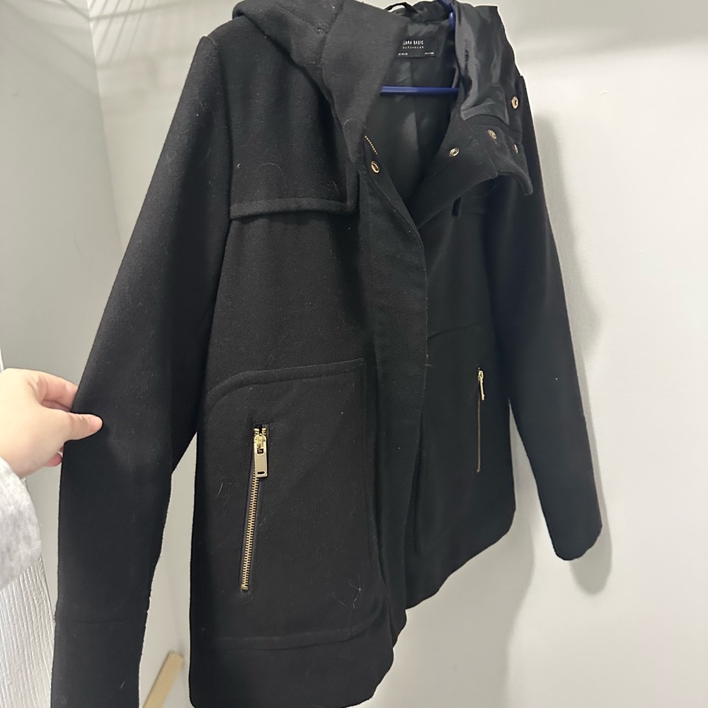 Zara Basic Wool Coat - image 5